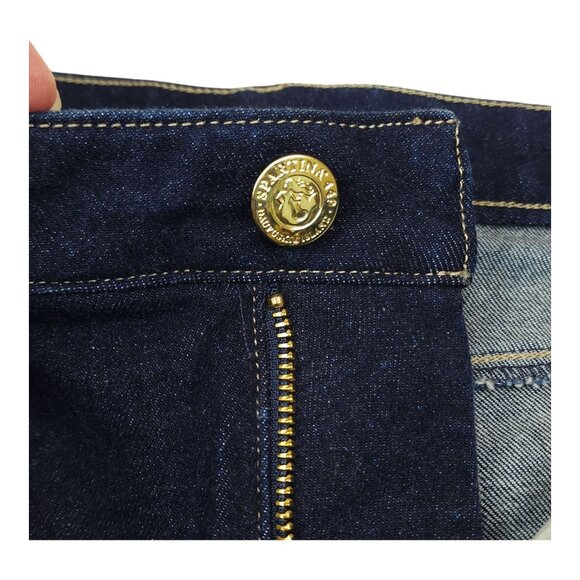 Spartina 449 Womens Denim Pants Jeans Size 14 Cotton & Spandex Blend Dark Wash - Picture 9 of 12